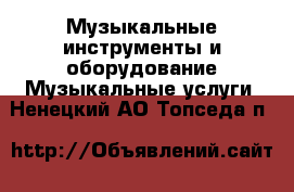 Музыкальные инструменты и оборудование Музыкальные услуги. Ненецкий АО,Топседа п.